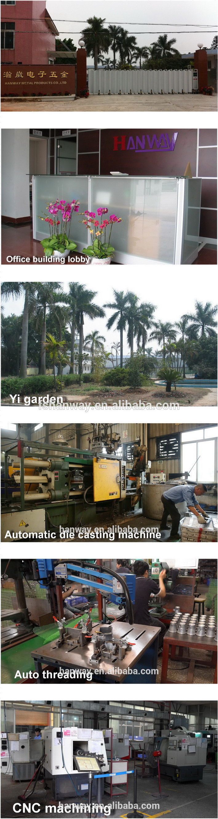 china manufacturer aluminum die casting security camera parts cctv camera housing